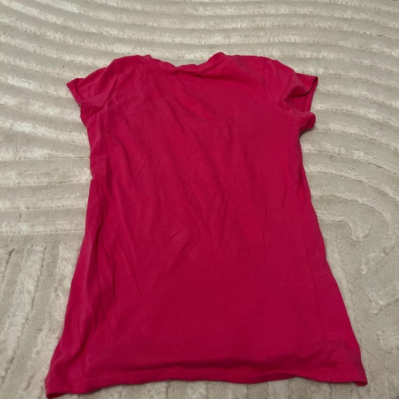 Women's Pink V-Neck Top - Picture 2 of 3